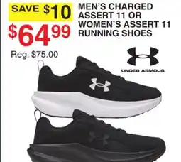 Dunham's Sports UNDER ARMOUR MEN'S CHARGED ASSERT 11 OR WOMEN'S ASSERT 11 RUNNING SHOES offer