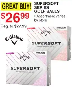 Dunham's Sports SUPERSOFT SERIES GOLF BALLS offer