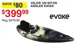 Dunham's Sports VALOR 100 SIT-ON ANGLER KAYAK offer