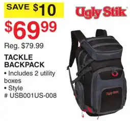 Dunham's Sports TACKLE BACKPACK offer