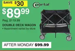 Dunham's Sports DOUBLE DECK WAGON offer