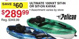 Dunham's Sports ULTIMATE 100NXT SIT-IN OR SIT-ON KAYAK offer