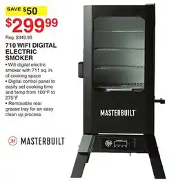 Dunham's Sports MASTERBUILT 710 WIFI DIGITAL ELECTRIC SMOKER offer
