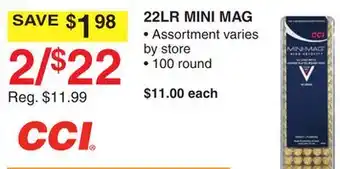 Dunham's Sports CCI 22LR MINI MAG offer