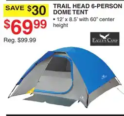 Dunham's Sports TRAIL HEAD 6-PERSON DOME TENT offer