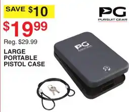 Dunham's Sports PURSUIT GEAR LARGE PORTABLE PISTOL CASE offer
