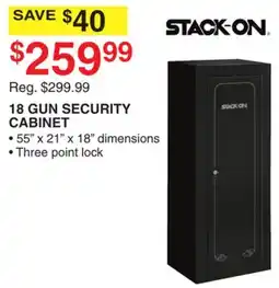 Dunham's Sports STACK-ON 18 GUN SECURITY CABINET offer
