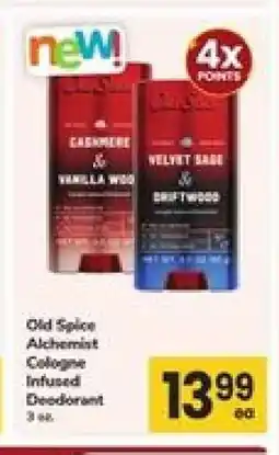 Safeway Old Spice Alchemist Cologne Infused Deodorant offer