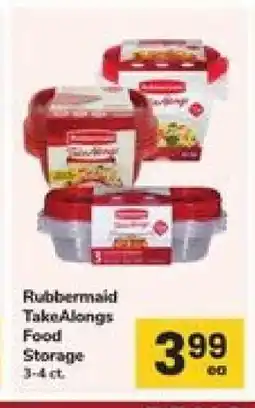 Safeway Rubbermaid TakeAlongs Food Storage offer