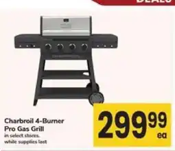 Safeway Charbroil 4-Burner Pro Gas Grill offer