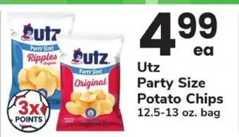 Safeway Utz Party Size Potato Chips offer
