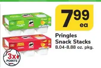Safeway Pringles Snack Stacks offer