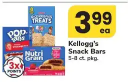 Safeway Kellogg's Snack Bars offer