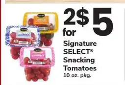 Safeway Signature Select Snacking Tomatoes offer