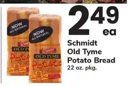 Safeway Schmidt Old Tyme Potato Bread offer
