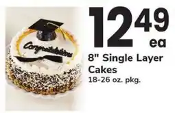 Safeway 8 Single Layer Cakes offer