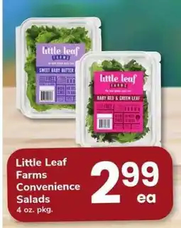 Safeway Little Leaf Farms Convenience Salads offer