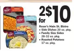 Safeway Reser's Main St Bistro offer