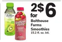 Safeway Bolthouse Farms Smoothies offer