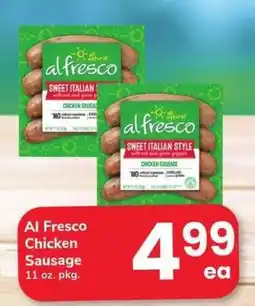 Safeway Al Fresco Chicken Sausage offer
