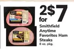 Safeway Smithfield Anytime Favorites Ham Steaks offer