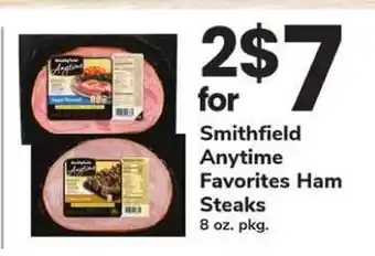 Safeway Smithfield Anytime Favorites Ham Steaks offer