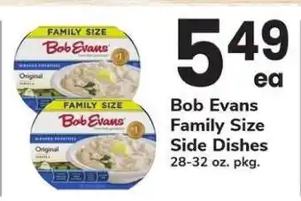 Safeway Bob Evans Family Size Side Dishes offer