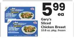Safeway Gary’s Sliced Chicken Breast offer
