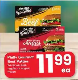 Safeway Philly Gourmet Beef Patties offer