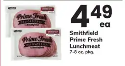 Safeway Smithfield Prime Fresh Lunchmeat offer