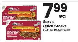 Safeway Gary's Quick Steaks offer
