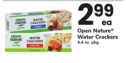 Safeway Open Nature Water Crackers offer