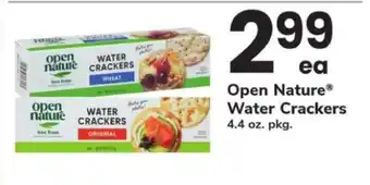 Safeway Open Nature Water Crackers offer