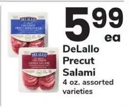 Safeway DeLallo Precut Salami offer