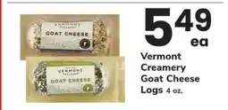 Safeway Vermont Creamery Goat Cheese Logs offer