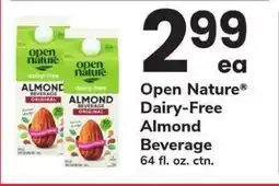 Safeway Open Nature Dairy-Free Almond Beverage offer