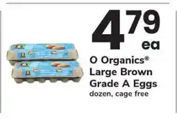 Safeway O Organics Large Brown Grade A Eggs offer