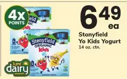 Safeway Stonyfield Yo Kids Yogurt offer