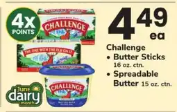 Safeway Challenge Butter offer