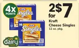 Safeway Kraft cheese singles offer