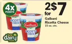 Safeway Galbani Ricotta Cheese offer