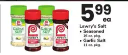 Safeway Lawry's Salt offer