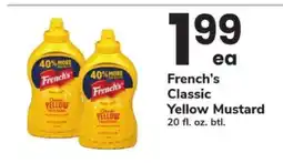 Safeway French's Classic Yellow Mustard offer
