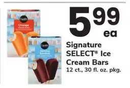 Safeway Signature SELECT Ice Cream Bars offer