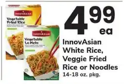 Safeway InnovAsian White Rice, Veggie Fried Rice or Noodles offer