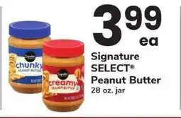 Safeway Signature Select Peanut Butter offer