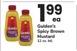 Safeway Gulden's Spicy Brown Mustard offer