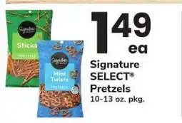 Safeway Signature Select Pretzels offer