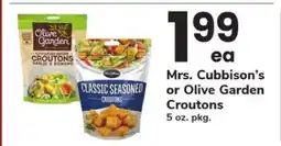 Safeway Mrs. Cubbison’s or Olive Garden Croutons offer