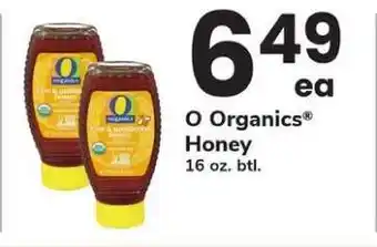 Safeway O Organics Honey offer
